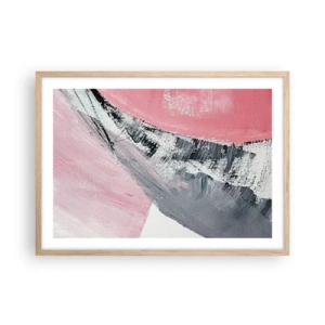 Pôster com moldura de carvalho claro - Composição à medida - 70x50 cm