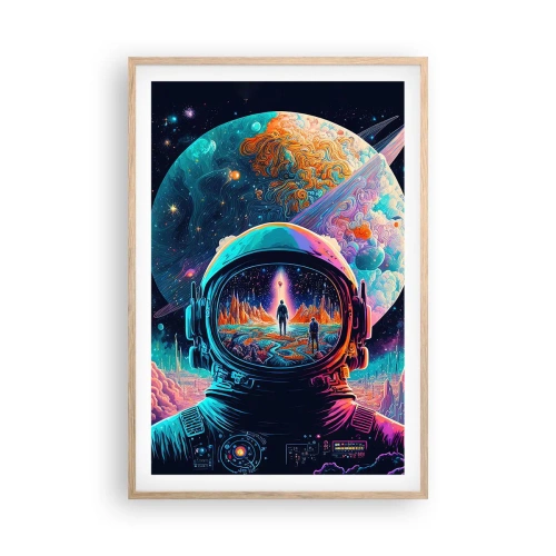 Pôster com moldura de carvalho claro - Os filósofos não sonharam com isso - 61x91 cm
