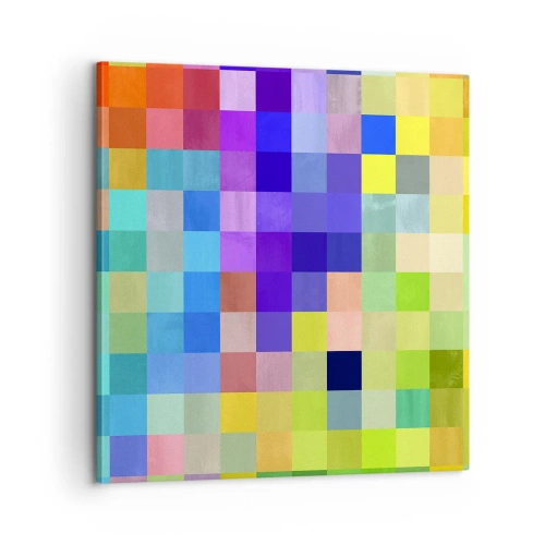 Quadro em tela - Todos diferentes, todos iguais - 60x60 cm