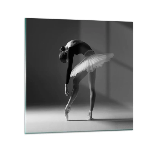 Quadro em vidro - Bella balerina - 30x30 cm
