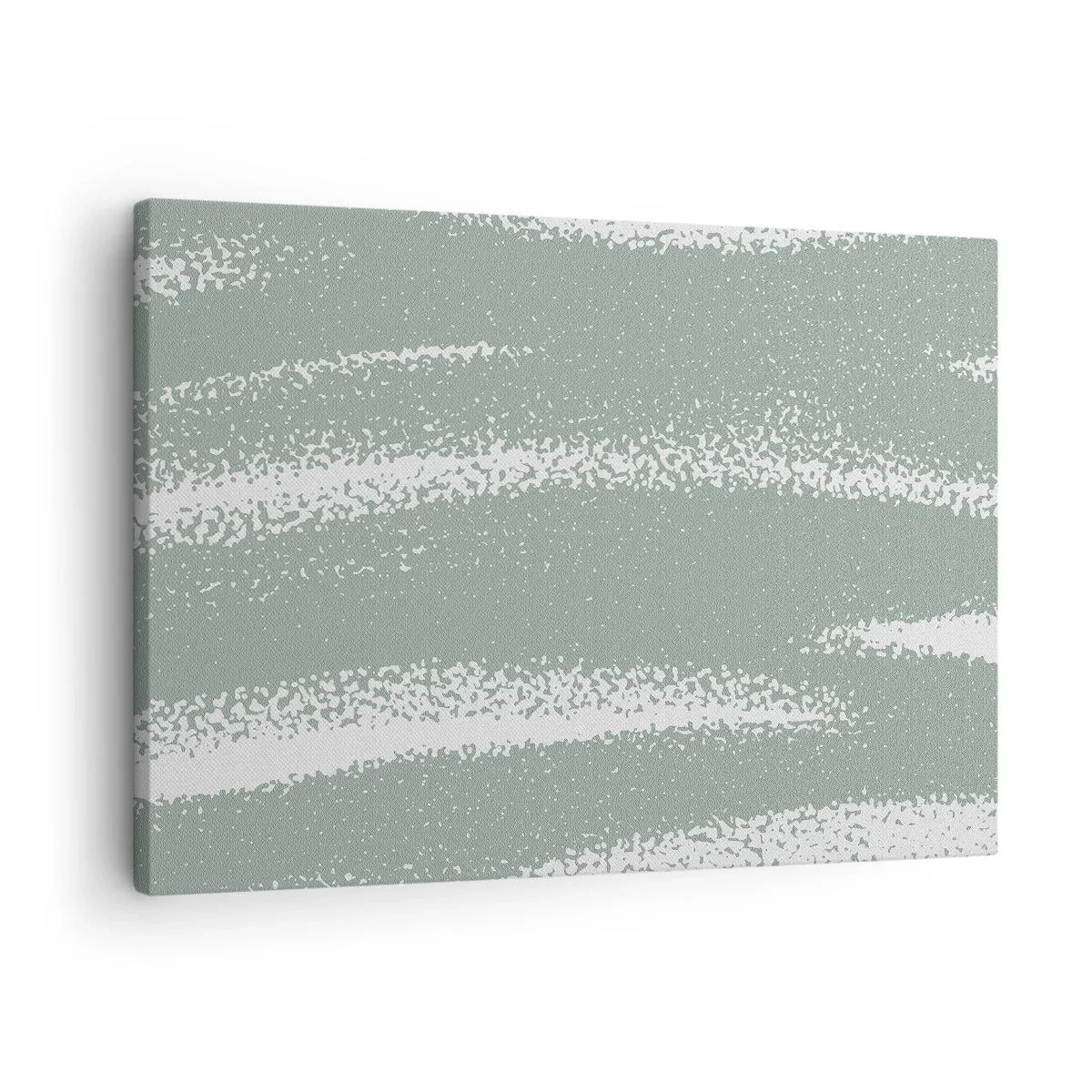 Quadro em tela - Abstração em um clima de inverno - 70x50 cm