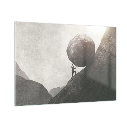 Quadro em vidro - Eu creio - 100x70 cm