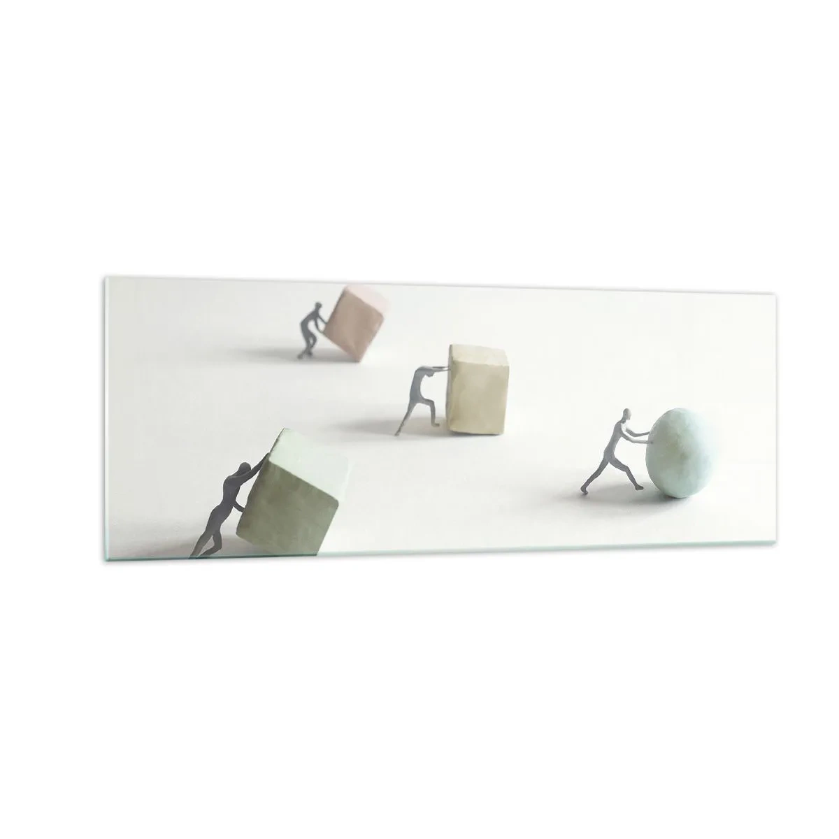 Quadro em vidro - É a vida - 140x50 cm