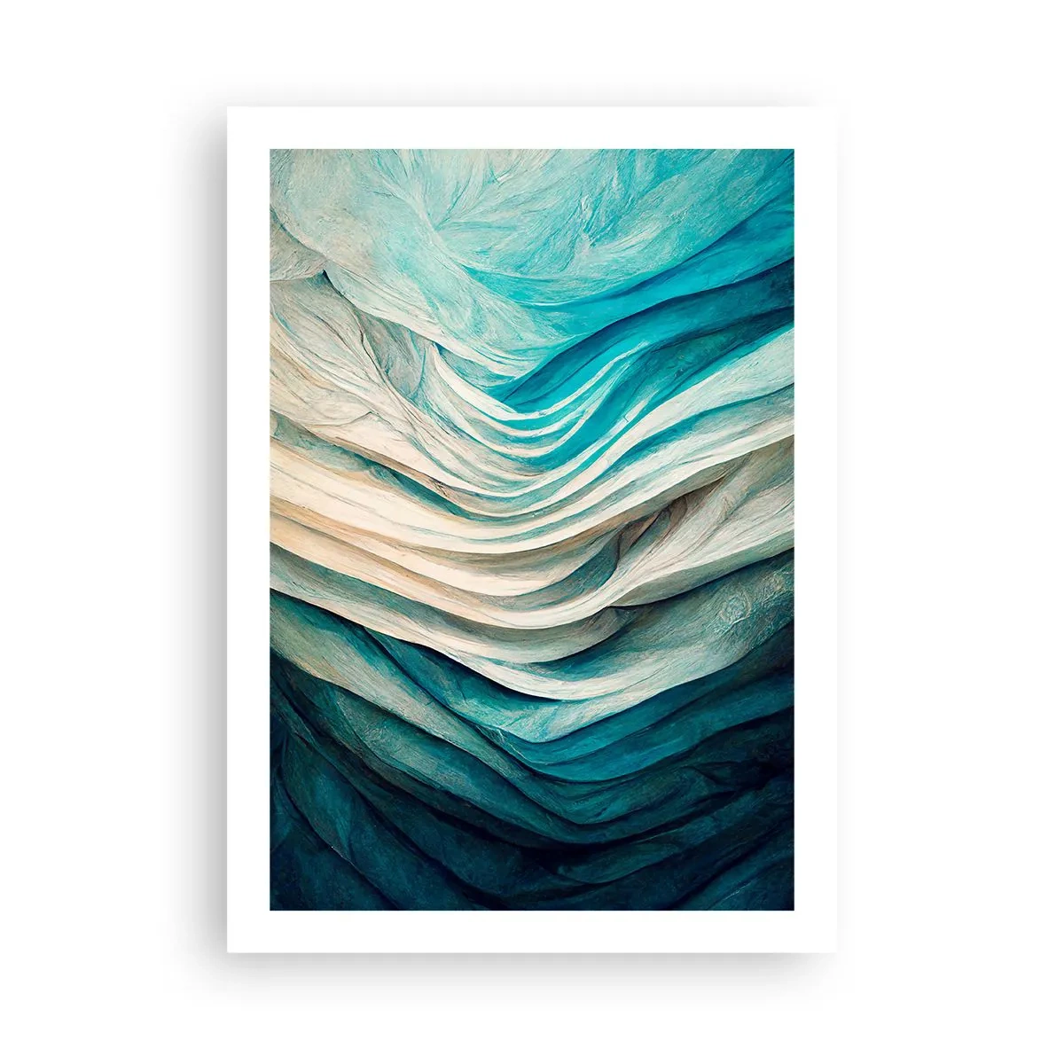 Pôster - Insaciabilidade azul - 50x70 cm