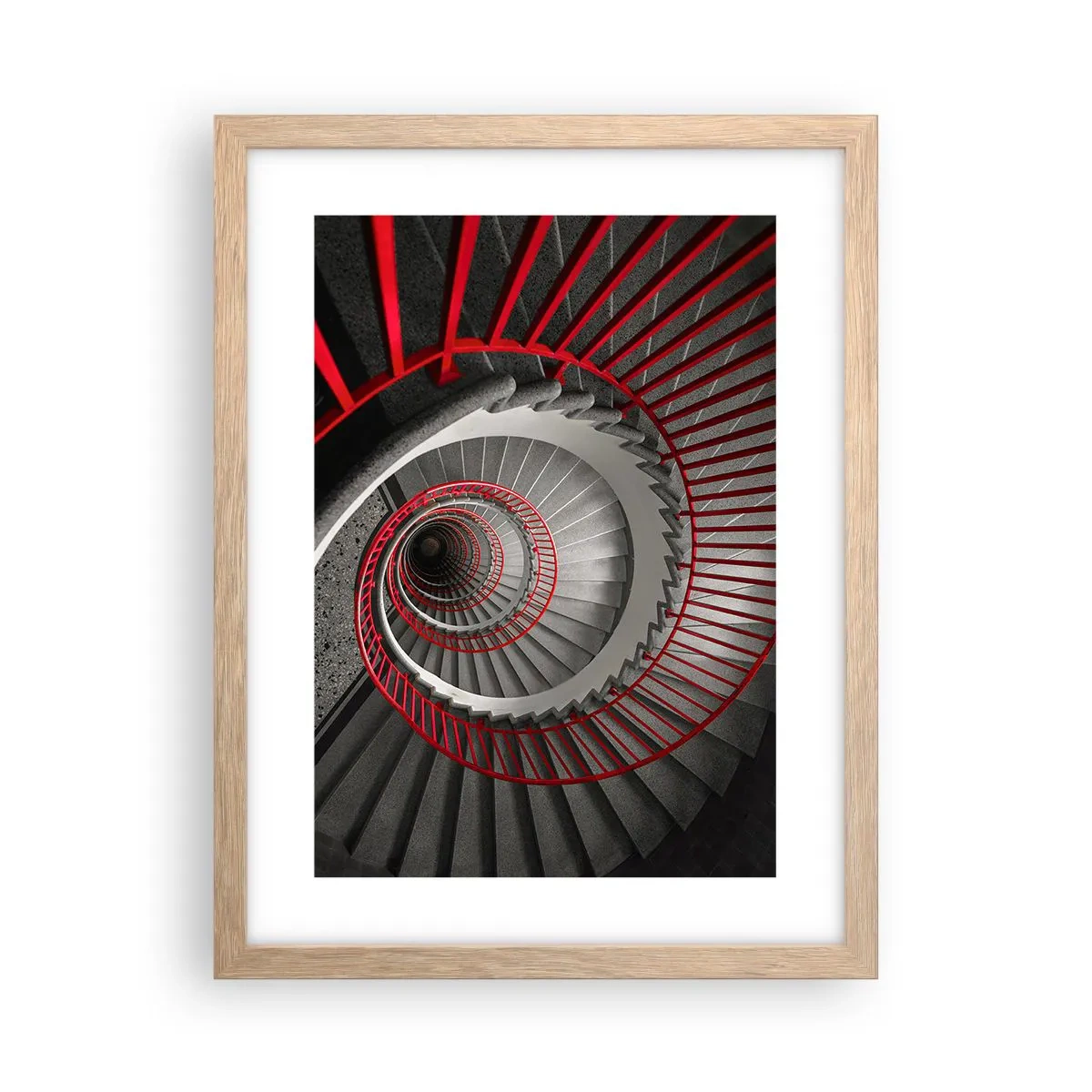 Pôster com moldura de carvalho claro - Diversão de arquitetura - 30x40 cm