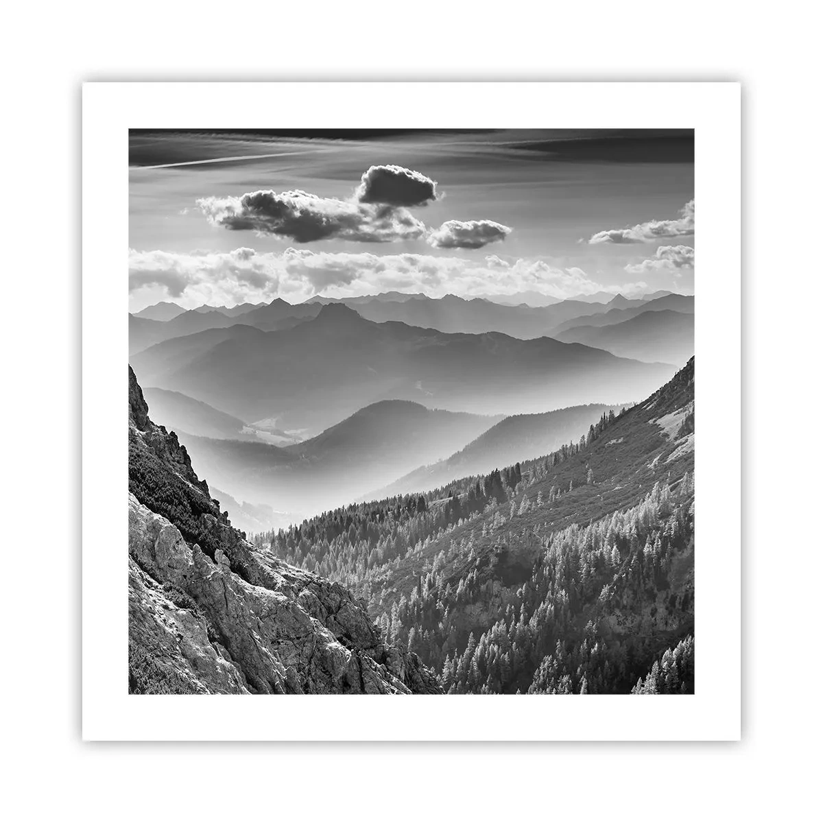 Pôster - Até ao horizonte - 50x50 cm