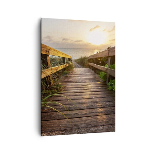 Quadro em tela - Direto para a costa - 50x70 cm