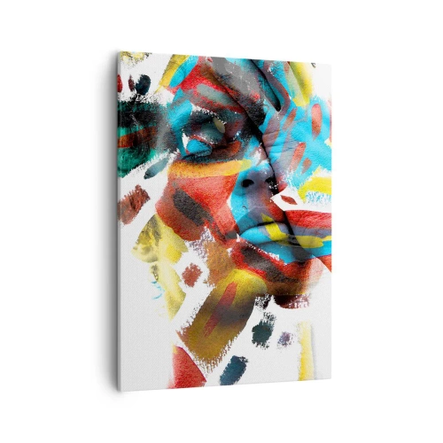 Quadro em tela - Personalidade colorida - 50x70 cm