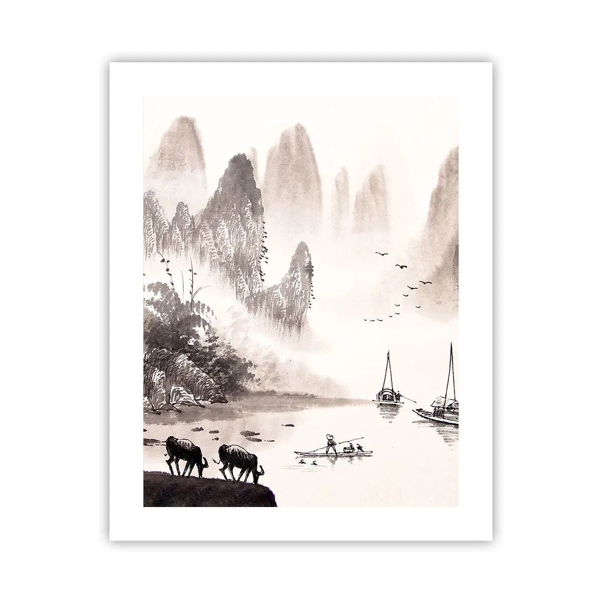 Pôster - O cotidiano exótico do Oriente - 40x50 cm