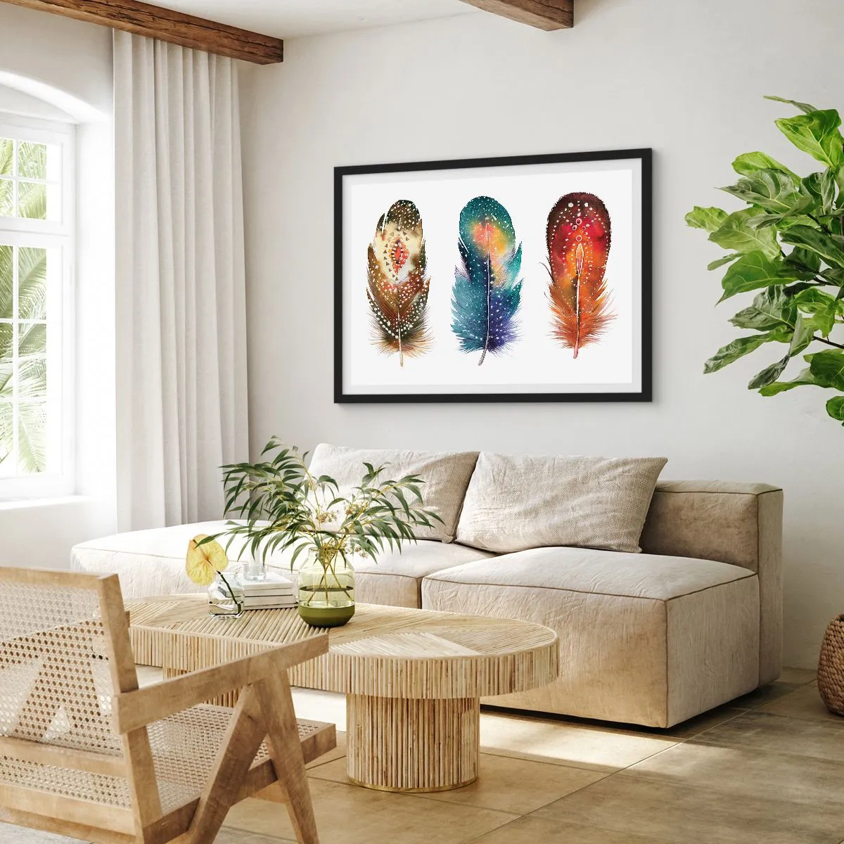 Pôster com moldura preta - Rituais, ritos, mistérios - 100x70 cm