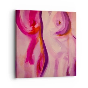 Quadro em tela - Ode à Feminilidade - 30x30 cm
