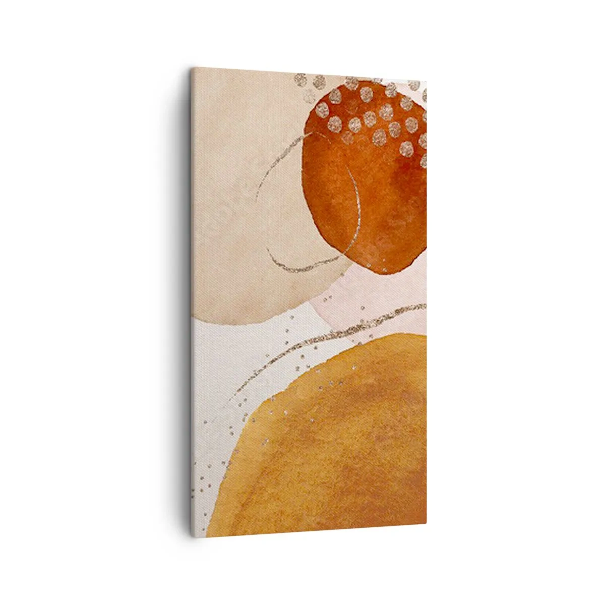 Quadro em tela - Redondeza e movimento - 45x80 cm
