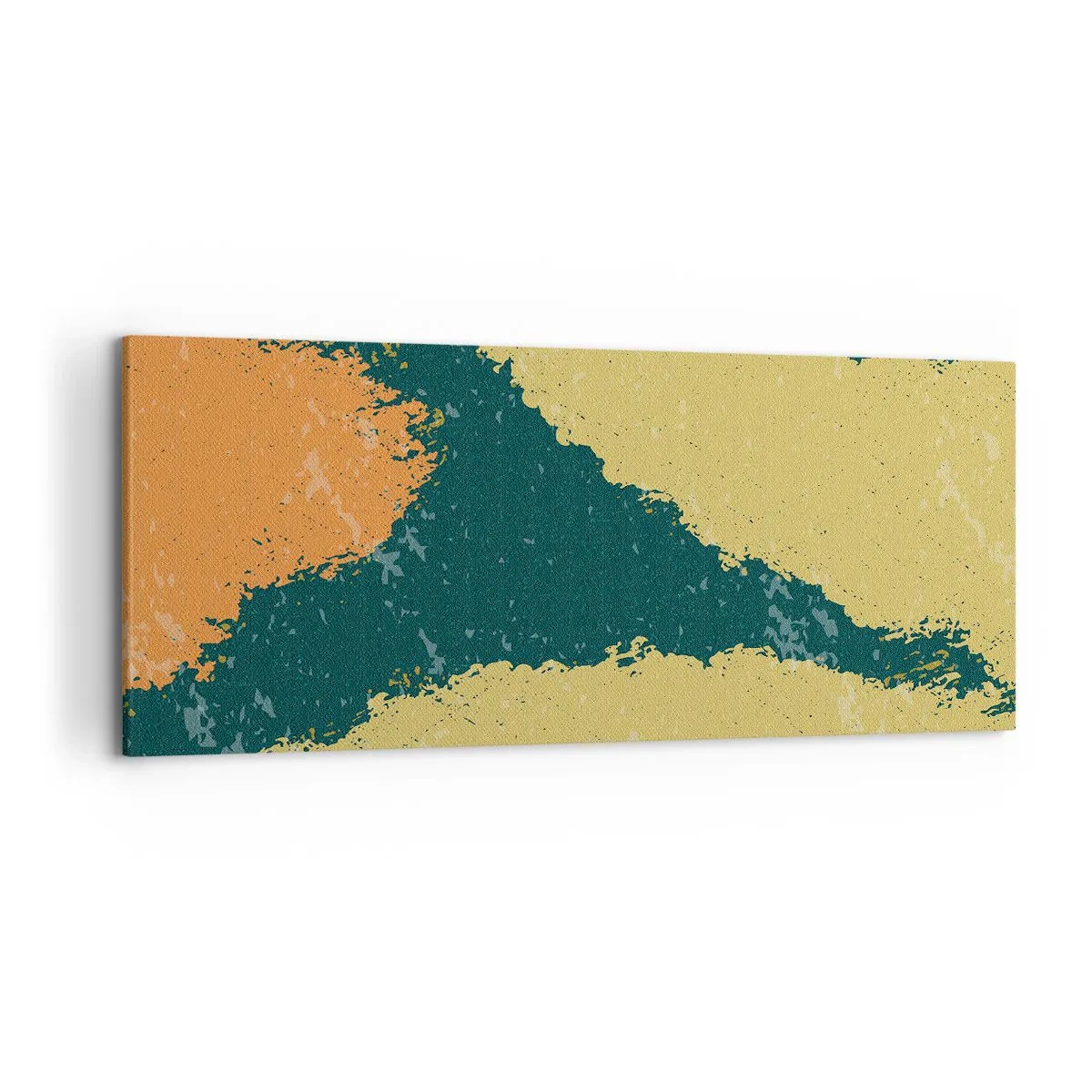 Quadro em tela - Abstração – movimento lento - 120x50 cm