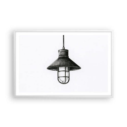 Pôster em moldura branca - Como antigamente… - 91x61 cm