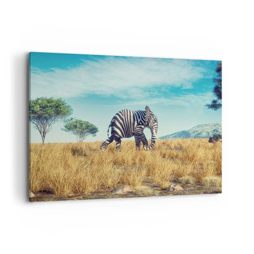 Quadro em tela - Cinza não está mais na moda - 120x80 cm