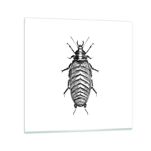 Quadro em vidro - Que exemplo! - 50x50 cm