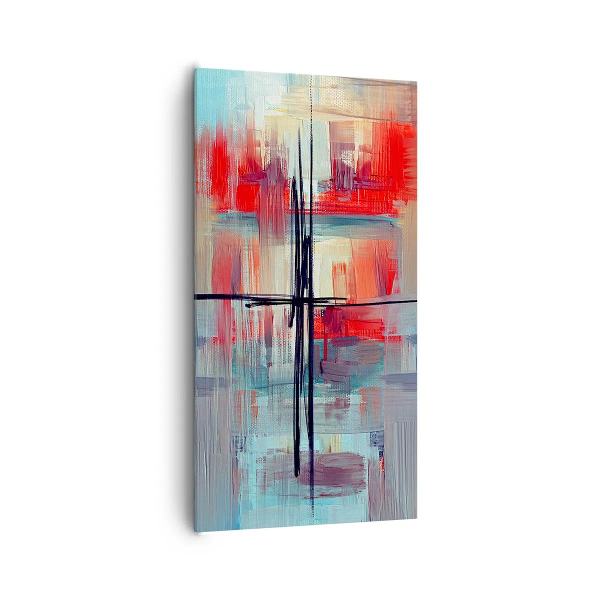 Quadro em tela - Uma paisagem numa dimensão desconhecida - 65x120 cm