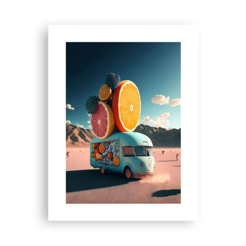 Pôster - O sabor das férias - 30x40 cm