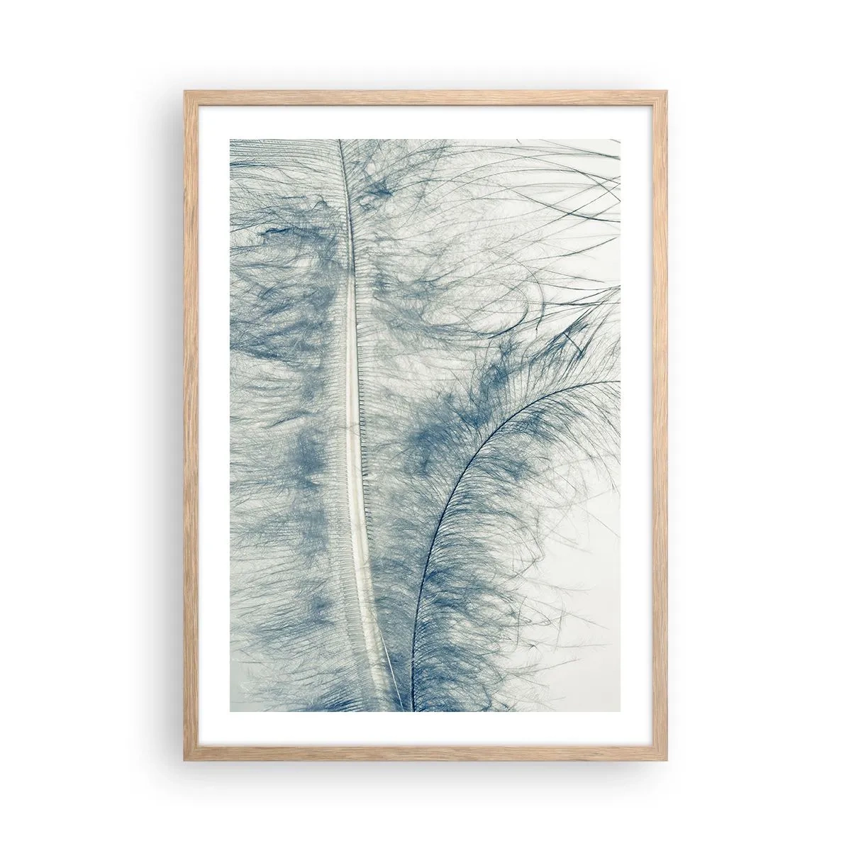 Pôster com moldura de carvalho claro - O sussurro da natureza - 50x70 cm