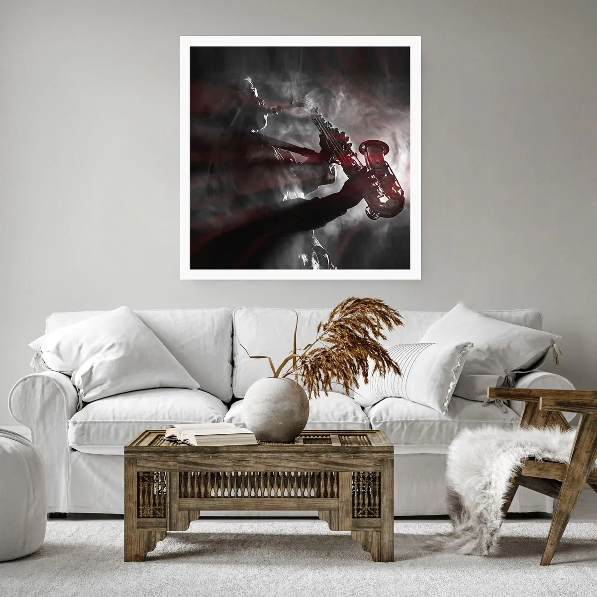 Pôster - Nos fumos do jazz - 30x30 cm