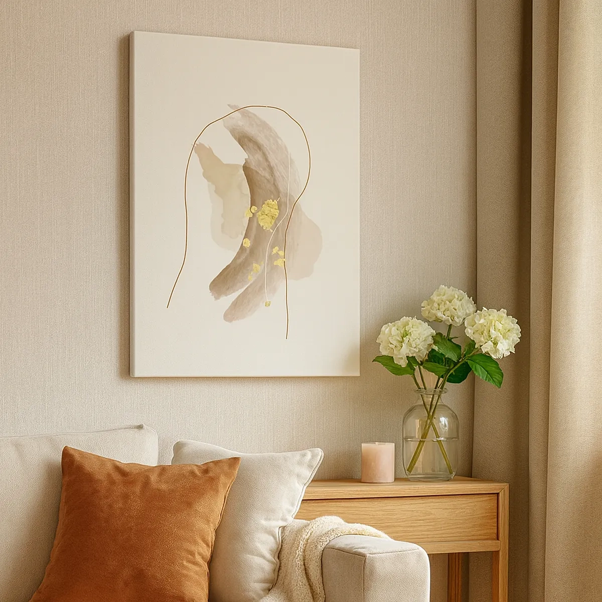 Quadro em tela - Encontrado no espaço - 50x70 cm