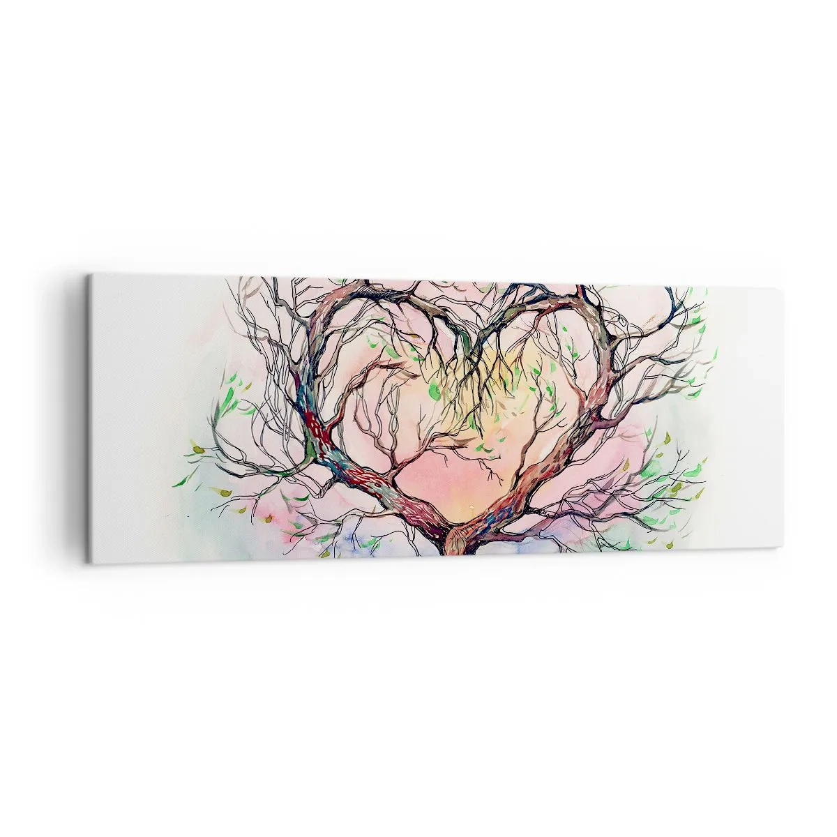 Quadro em tela - Juntos contra os vendavais - 140x50 cm