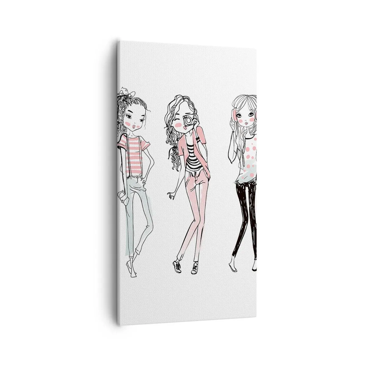 Quadro em tela - Vai ser divertido - 55x100 cm