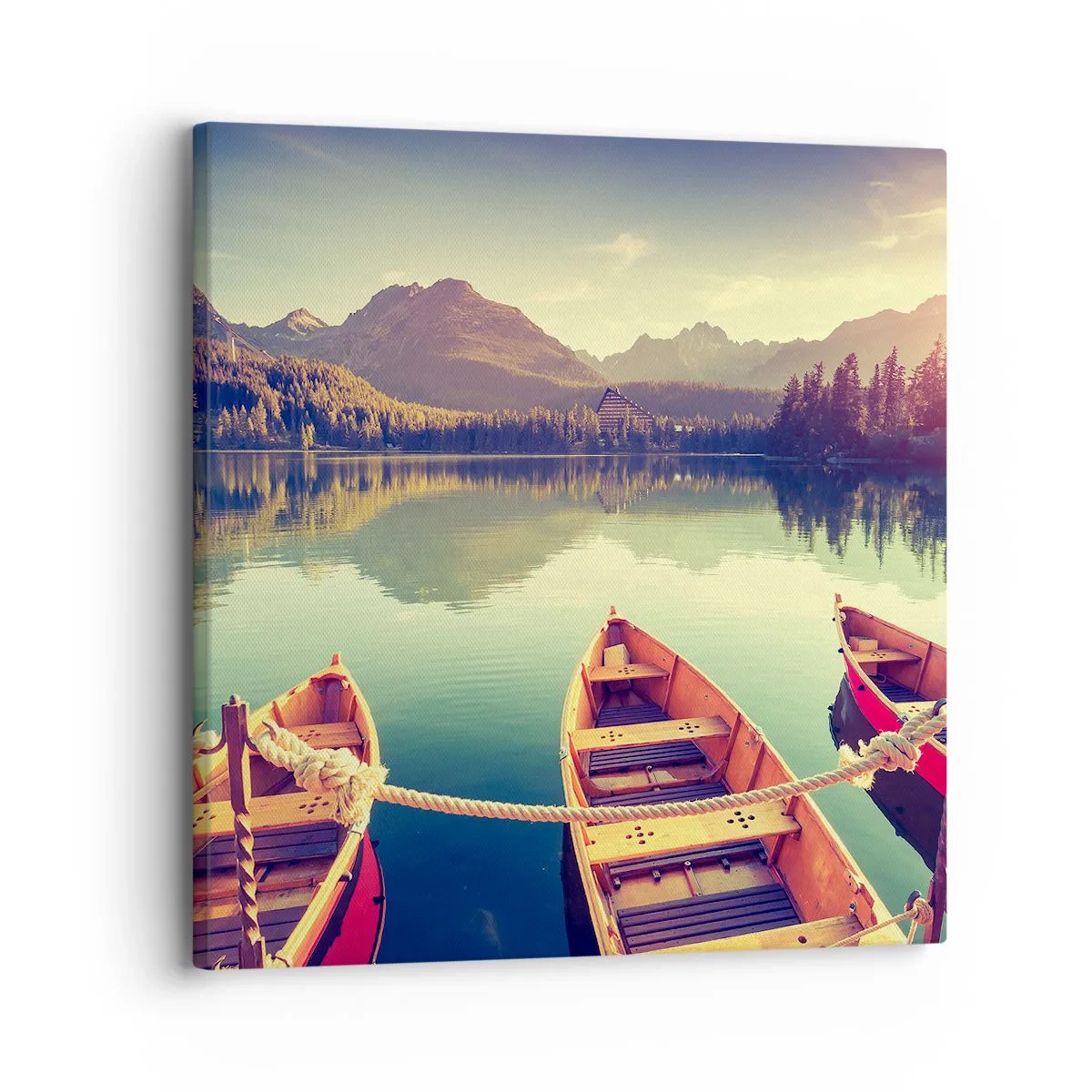 Quadro em tela - Viver de acordo com as suas leis - 30x30 cm