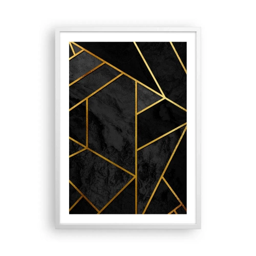 Pôster em moldura branca - Escuridão e esplendor - 50x70 cm