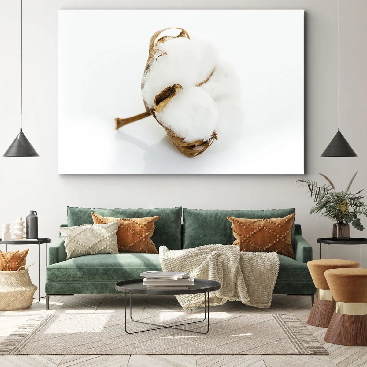 Quadro em tela - Suave por natureza - 100x70 cm