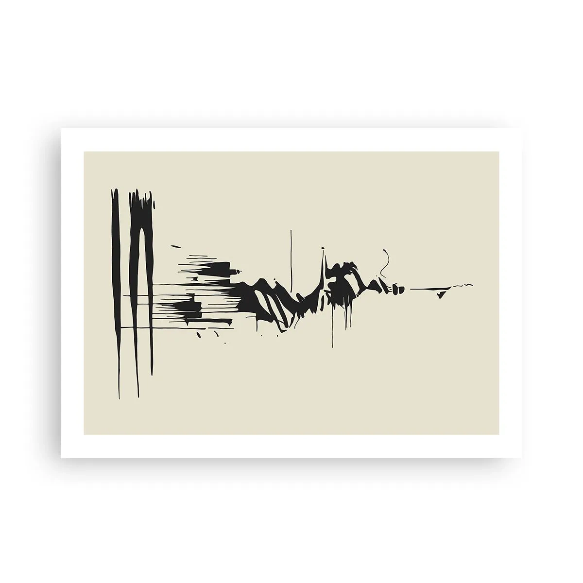 Pôster - Abstração apressada - 70x50 cm