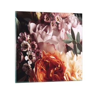 Quadro em vidro - Envolto em beleza - 30x30 cm