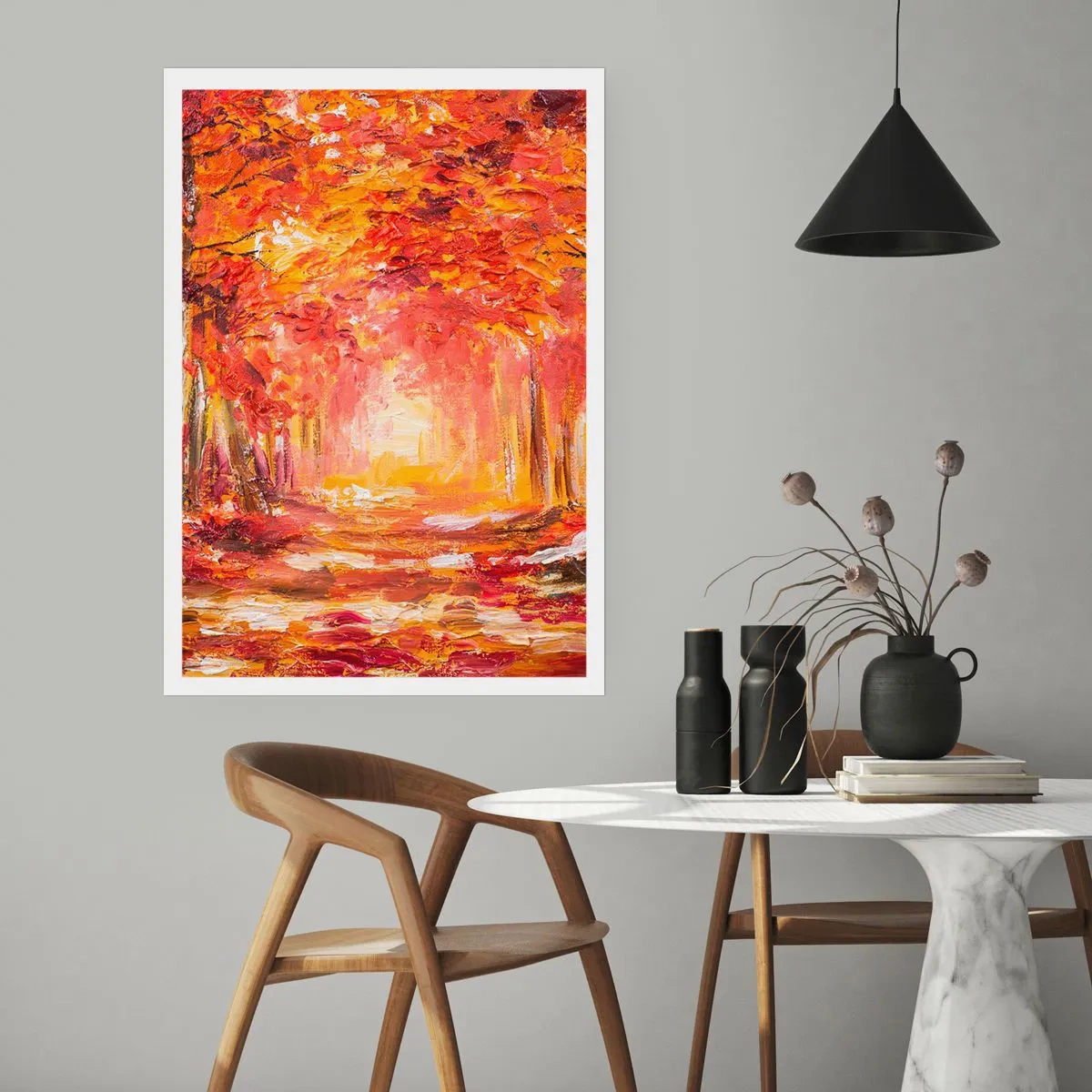Pôster - Floresta de cobre - 61x91 cm