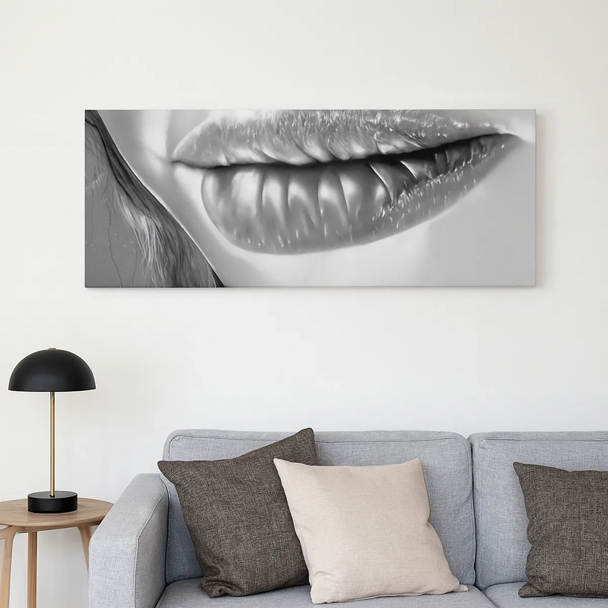 Quadro em tela - Eu sei o que está a pensar... - 30x30 cm