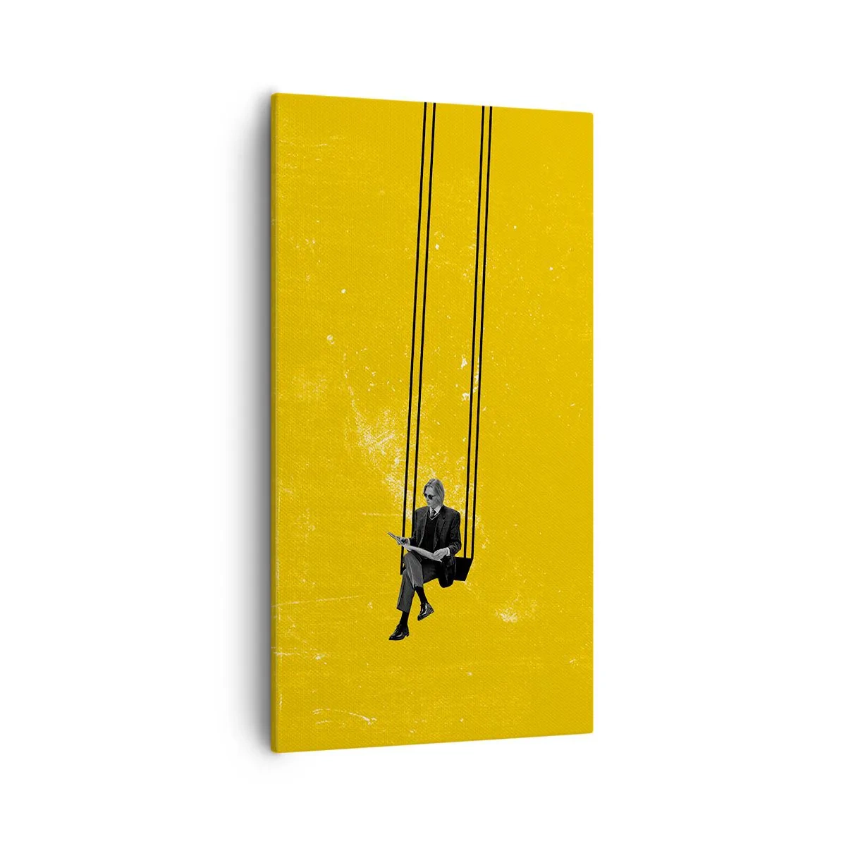 Quadro em tela - Dia como todos os dias - 55x100 cm