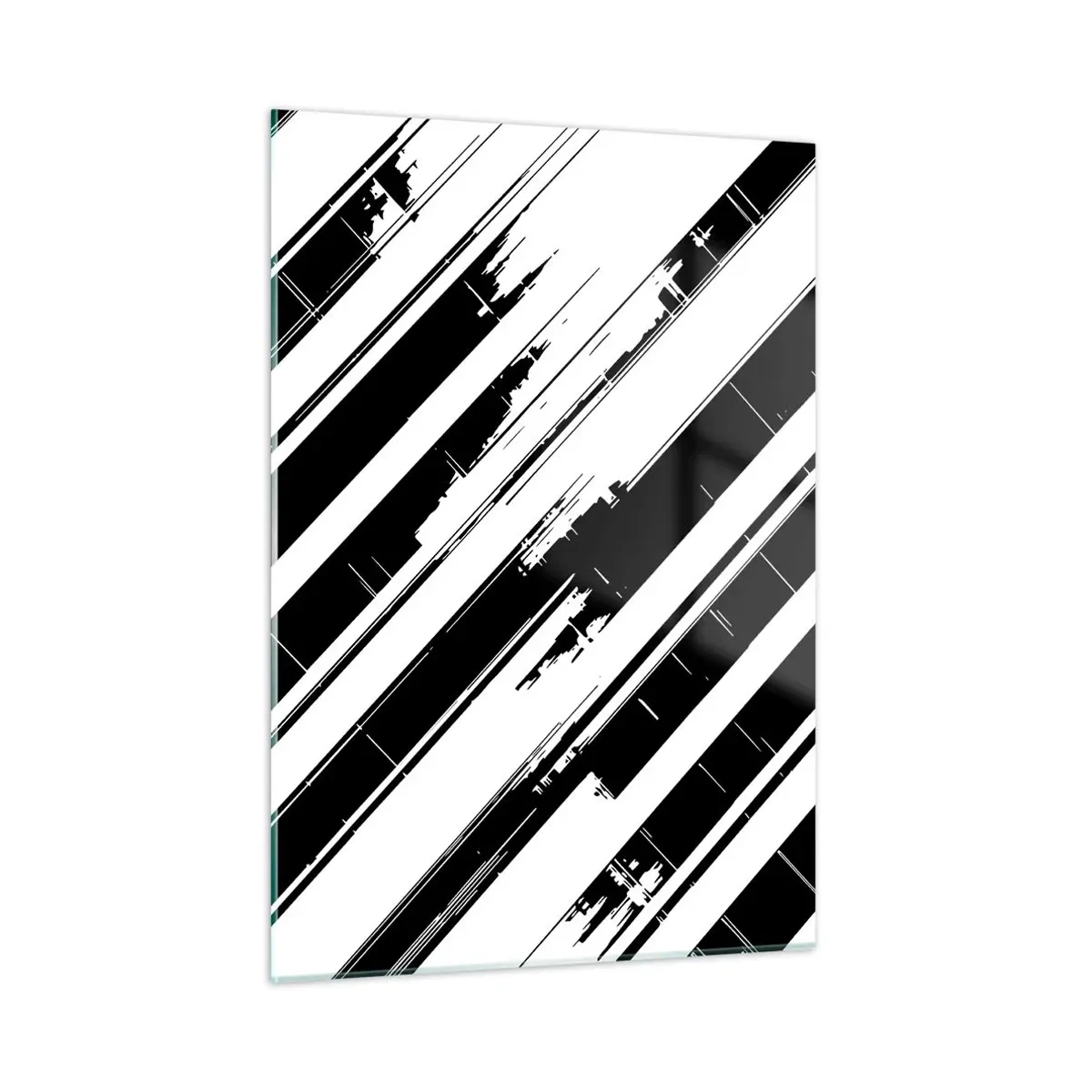 Quadro em vidro - Uma composição intensa e dinâmica - 50x70 cm