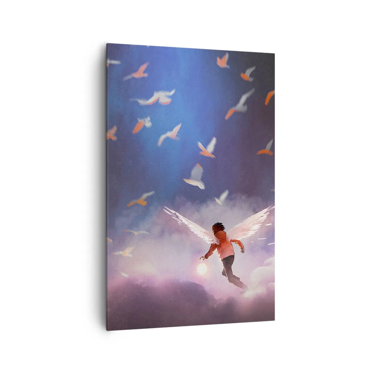 Quadro em tela - É preciso ter imaginação e coragem - 80x120 cm