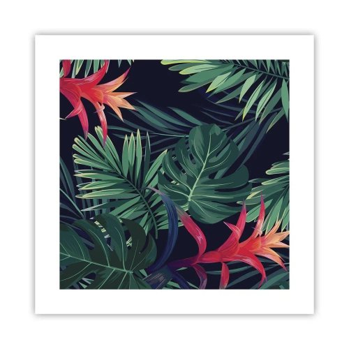 Pôster - Queimar em verde - 40x40 cm