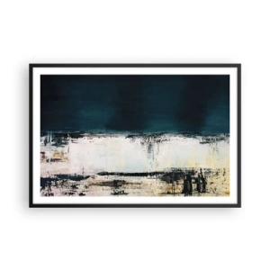 Pôster com moldura preta - Composição horizontal - 91x61 cm