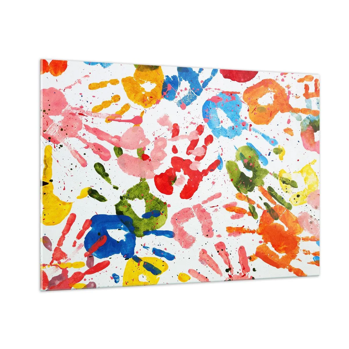 Quadro em vidro - Siga os passos - 100x70 cm