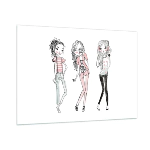 Quadro em vidro - Vai ser divertido - 100x70 cm