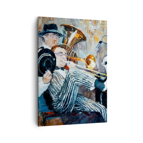 Quadro em tela - Todo aquele jazz - 50x70 cm