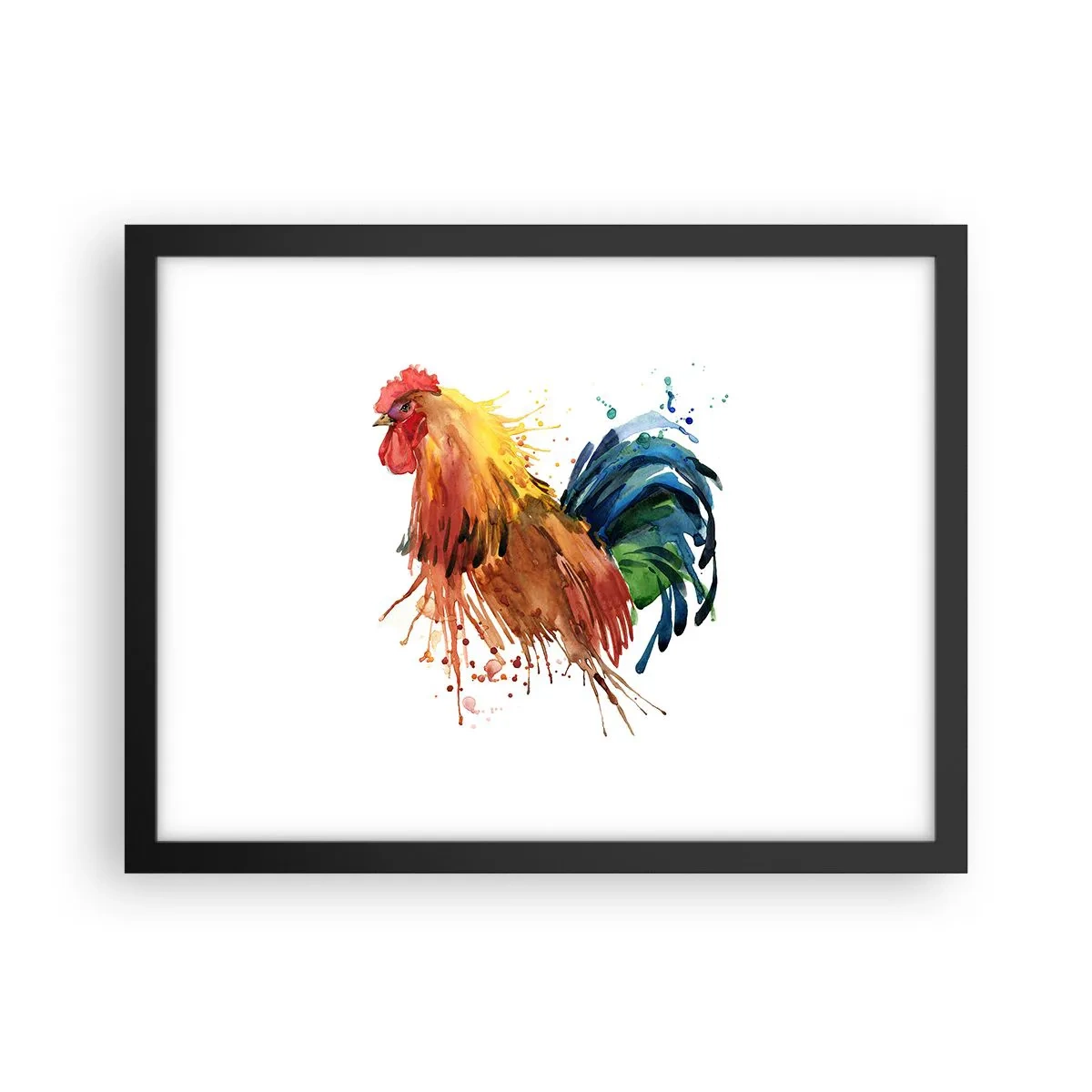 Pôster com moldura preta - Manto real, orgulho real - 40x30 cm