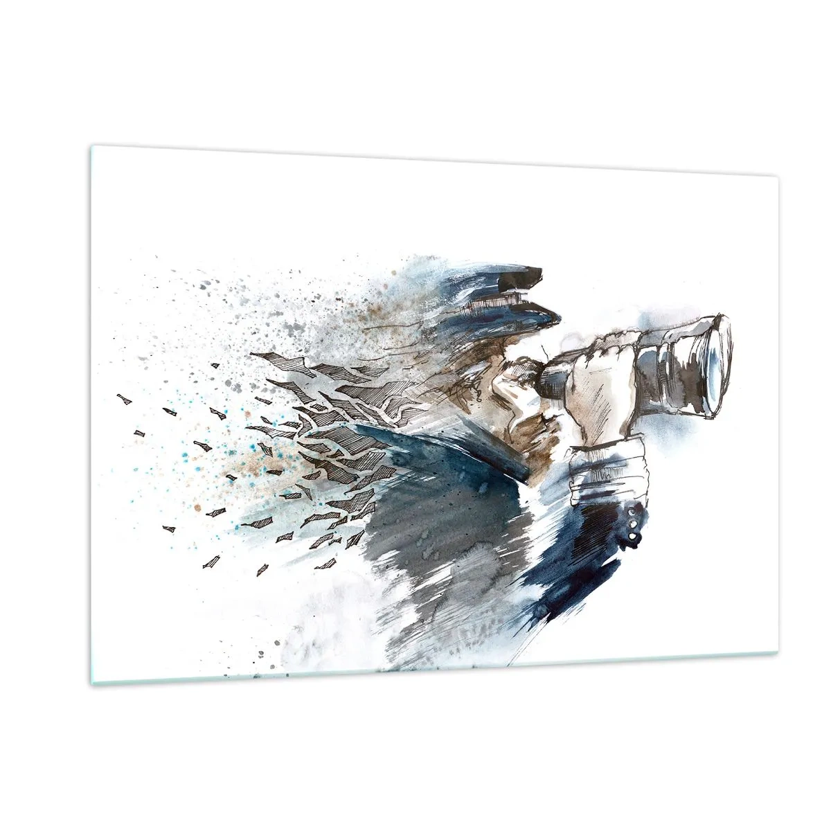 Quadro em vidro - Dez na escala Beaufort! - 120x80 cm