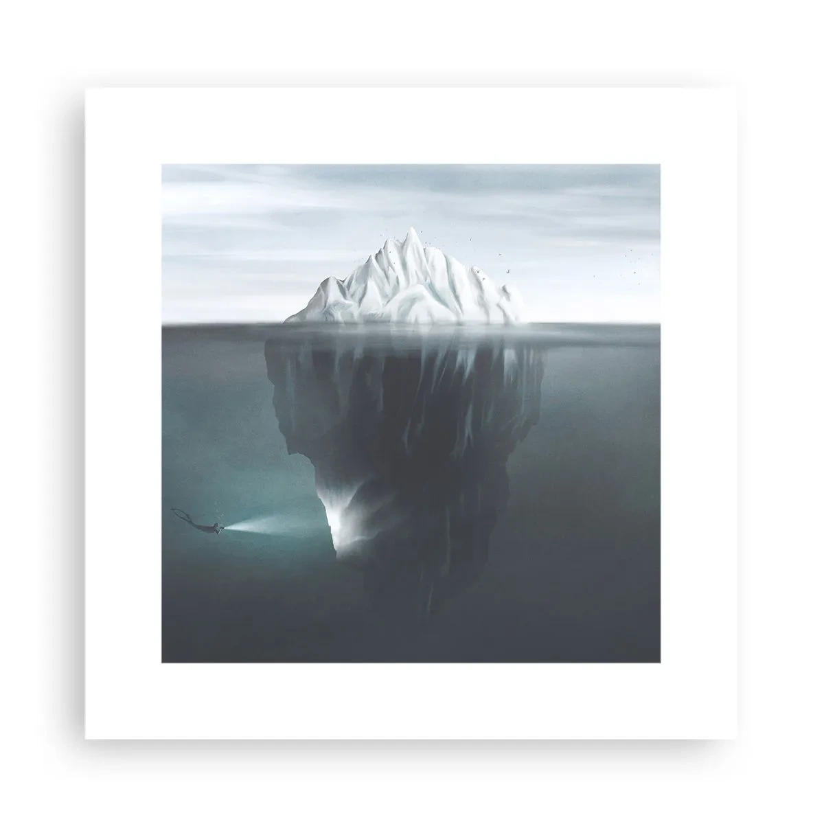 Pôster - Mistério subaquático - 30x30 cm