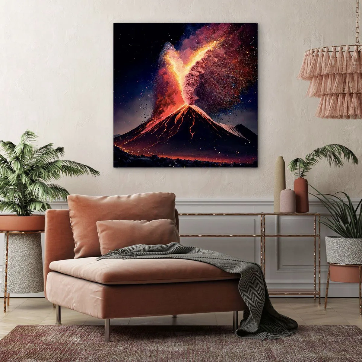 Quadro em tela - Beleza e terror - 50x50 cm