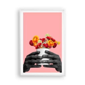 Pôster em moldura branca - A apoteose da vida - 61x91 cm