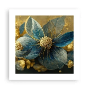 Pôster - Florescer com ouro - 40x40 cm