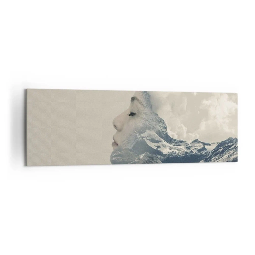 Quadro em tela - A beleza dos elementos da natureza - 160x50 cm