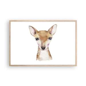 Pôster com moldura de carvalho claro - A Natureza da Inocência - 91x61 cm